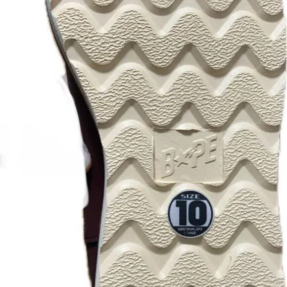 A Bathing Ape Foot Soldier Patrol Slip On Work Casual Boots Men's sz.10 by Bape - Picture 4 of 6